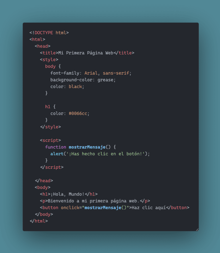 javascript snippet